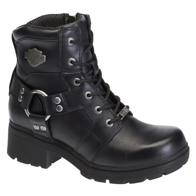 Women's Harley Davidson Footwear Jocelyn Side-Zip Boots 3 Women's Harley Davidson Footwear Jocelyn Side-Zip Boots