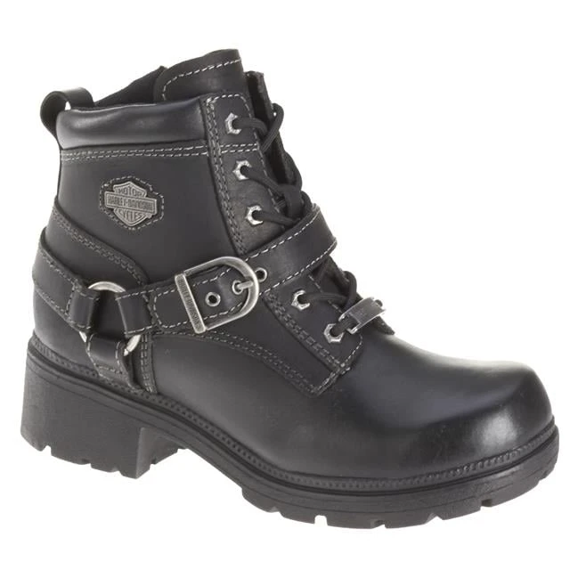 Women's Harley Davidson Tegan Side-Zip Boots 3 Women's Harley Davidson Tegan Side-Zip Boots