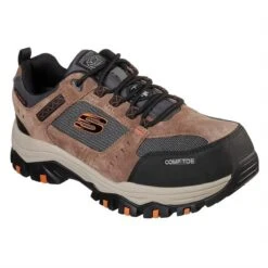 Men's Skechers Work Greetah Composite Toe Waterproof -Carhartt Shop 0 650 skechers work greetah composite toe waterproof brown black