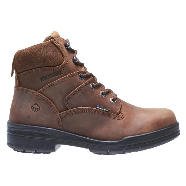 Men's Wolverine 6" Leather Durashocks Work Boots 3 Men's Wolverine 6" Leather Durashocks Work Boots