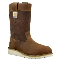 Men's Carhartt 10" Wellington Wedge Waterproof Boots -Carhartt Shop 1 1001 carhartt 10 wellington wedge waterproof boots brown