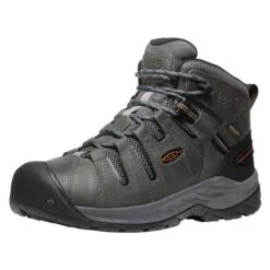 Men's Keen Utility Flint II MID Waterproof Boots -Carhartt Shop 1 650 keen utility flint ii mid waterproof boots steel gray tortoise shell