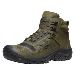 Men's Keen Utility Reno Mid KBF Waterproof Boots -Carhartt Shop 1 650 keen utility reno mid kbf waterproof boots dark olive black