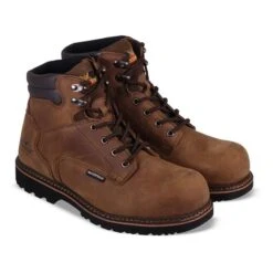 Men's Thorogood 6" V-Series Crazyhorse Composite Toe Waterproof Boots -Carhartt Shop 1 650 thorogood 6 v series composite toe waterproof brown
