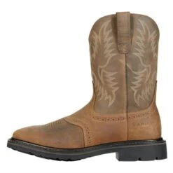 Men's Ariat Sierra Wide Square Toe Boots -Carhartt Shop 2 650 ariat sierra wide square toe boots aged bark