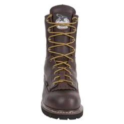 Men's Georgia 8" Low-Heel Logger Steel Toe EH Waterproof Boots -Carhartt Shop 2 650 georgia 8 low heel logger steel toe eh waterproof chocolate