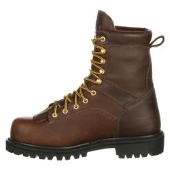 Men's Georgia 8" Low-Heel Logger Steel Toe Waterproof Boots -Carhartt Shop 2 650 georgia 8 low heel logger steel toe waterproof tumbled chocolate