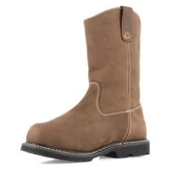 Men's Iron Age 11" Groundbreaker Pull-On Internal Met Guard Boots -Carhartt Shop 2 650 iron age 11 groundbreaker pull on internal met guard boots brown