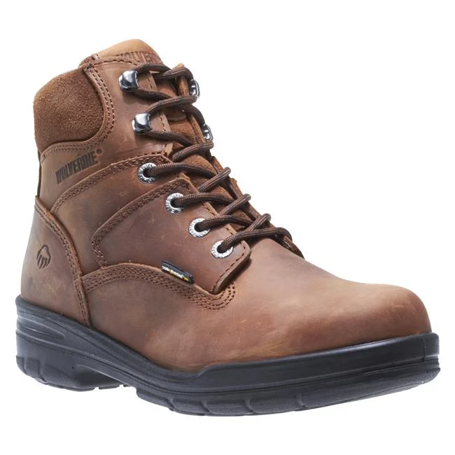 Men's Wolverine 6" Leather Durashocks Work Boots 5 Men's Wolverine 6" Leather Durashocks Work Boots - Image 3