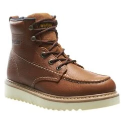 Men's Wolverine 6" Moc-Toe Wedge Heel Boots 15 Men's Wolverine 6" Moc-Toe Wedge Heel Boots -Carhartt Shop 2 650 wolverine 6 moc toe wedge heel brown