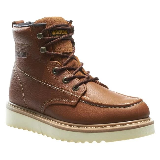 Men's Wolverine 6" Moc-Toe Wedge Heel Boots 5 Men's Wolverine 6" Moc-Toe Wedge Heel Boots - Image 3