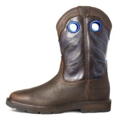 Men's Ariat Groundwork Wide Square Toe Waterproof Boots -Carhartt Shop 3 650 ariat groundwork wide square toe waterproof boots brown after dark