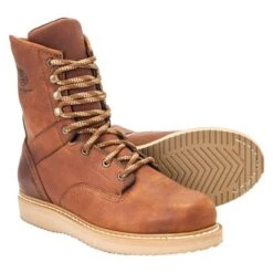 Men's Georgia 8" Wedge Boots -Carhartt Shop 3 650 georgia 8 wedge barracuda gold