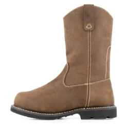 Men's Iron Age 11" Groundbreaker Pull-On Internal Met Guard Boots -Carhartt Shop 3 650 iron age 11 groundbreaker pull on internal met guard boots brown