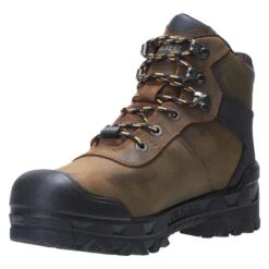 Men's Wolverine 6" Warrior Met Guard Waterproof Boots -Carhartt Shop 3 650 wolverine 6 warrior met guard waterproof boots dark coffee