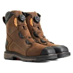 Men's Ariat 8" Workhog XT BOA Composite Toe Waterproof Boots -Carhartt Shop 4 650 ariat 8 workhog xt boa composite toe waterproof boots chocolate brown