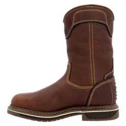 Women's Georgia Amp LT Edge Waterproof Pull-On Work Boots -Carhartt Shop 4 650 georgia amp lt edge waterproof pull on work boots brown