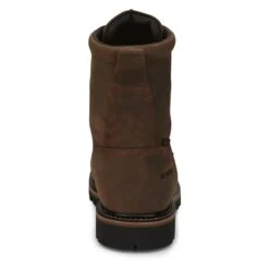 Men's Justin Original Work Boots 8" Pulley Round Toe Met Guard CT WP 14 Men's Justin Original Work Boots 8" Pulley Round Toe Met Guard CT WP -Carhartt Shop 4 650 justin original work boots 8 pulley round toe met guard ct wp brown