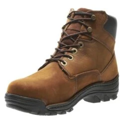 Men's Wolverine 6" Durbin Steel Toe Waterproof Boots -Carhartt Shop 4 650 wolverine 6 durbin steel toe waterproof brown