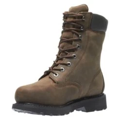 Men's Wolverine 8" McKay Steel Toe Waterproof Boots -Carhartt Shop 4 650 wolverine 8 mckay steel toe waterproof brown