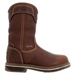 Women's Georgia Amp LT Edge Waterproof Pull-On Work Boots -Carhartt Shop 5 650 georgia amp lt edge waterproof pull on work boots brown