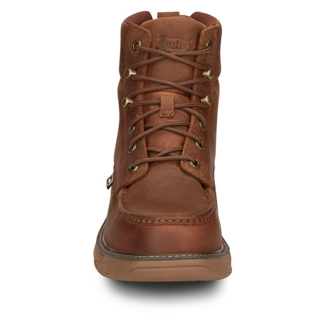 Men's Justin Original Work Boots 6" Wedge Nano Composite Toe Waterproof 8 Men's Justin Original Work Boots 6" Wedge Nano Composite Toe Waterproof - Image 6