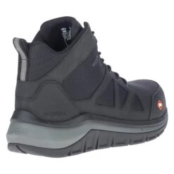 Men's Merrell Work Fullbench Speed Mid Carbon Toe Boots -Carhartt Shop 5 650 merrell work fullbench speed mid carbon toe boots black