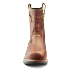 Men's Terra Patton Wellington IMG Aluminum Toe Waterproof Boots -Carhartt Shop 6 650 terra patton wellington img aluminum toe waterproof boots brown